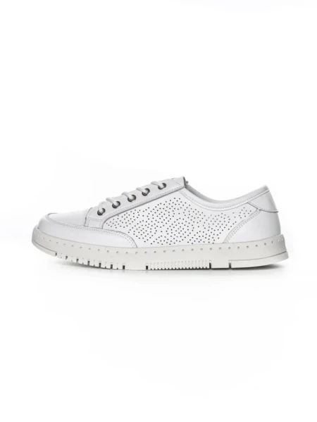 Pantofi Casual Dama din piele naturala K251-1 WHITE | GALLOP