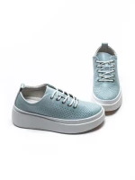 Pantofi Casual Dama din piele naturala K244-1 LIGHT BLUE | GALLOP