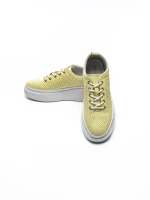 Pantofi Casual Dama din piele naturala K244-1 YELLOW | GALLOP