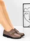 Pantofi Casual Dama din piele naturala 1753Q12 CAMEL | STEPHANO