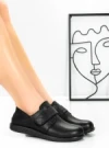 Pantofi Casual Dama din piele naturala 3207Q08 BLACK | BERLINER