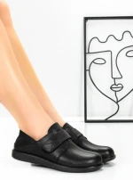 Pantofi Casual Dama din piele naturala 3207Q08 BLACK | BERLINER