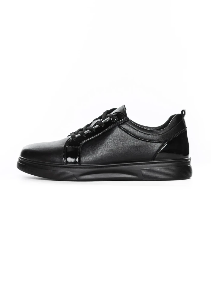 Pantofi Casual Dama din piele naturala 3113Q02 BLACK | STEPHANO