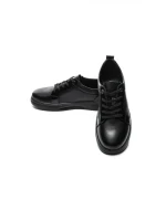 Pantofi Casual Dama din piele naturala 3113Q02 BLACK | STEPHANO
