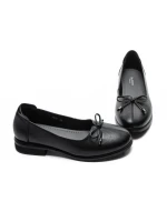 Balerini Dama din piele naturala 3651 BLACK | BERLINER