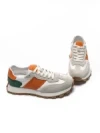 Pantofi Sport Barbati din piele naturala 68010 WHITE | STEPHANO