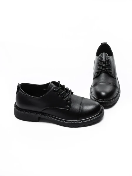 Pantofi Casual Dama din piele naturala 3218Q05 BLACK | BERLINER