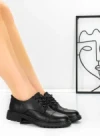 Pantofi Casual Dama din piele naturala 3218Q05 BLACK | BERLINER
