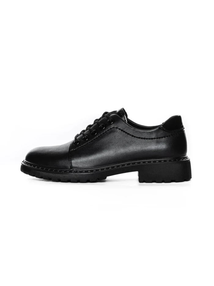 Pantofi Casual Dama din piele naturala 3218Q03 BLACK | FORMAZIONE