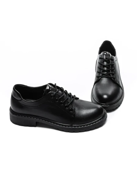 Pantofi Casual Dama din piele naturala 3218Q03 BLACK | FORMAZIONE