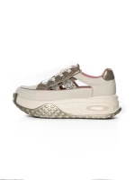 Pantofi Casual Dama din piele naturala KM9813 Auriu | ... » Pantoful.Ro