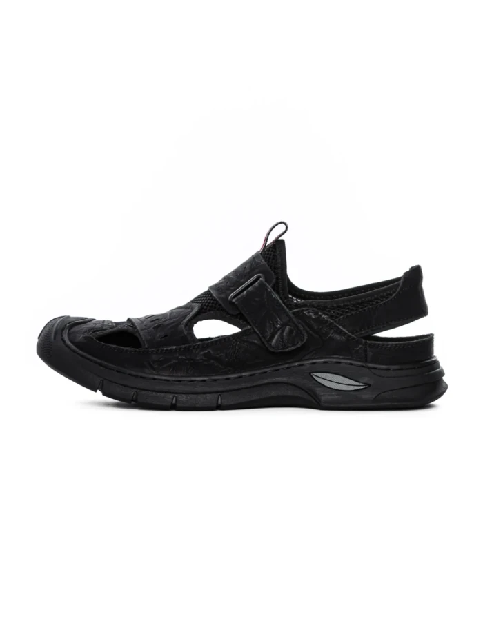 Sandale Barbati din piele naturala 2311 BLACK | MELS