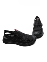 Sandale Barbati din piele naturala 2311 BLACK | MELS