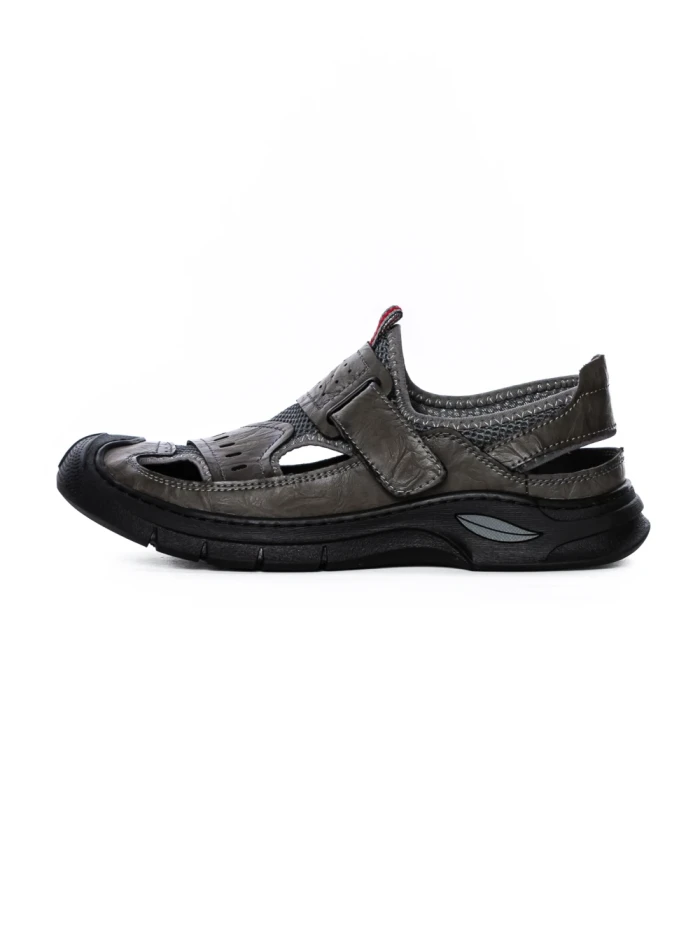 Sandale Barbati din piele naturala 2311 GREY | MELS
