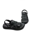 Sandale Barbati din piele naturala 95017 BLACK | MELS