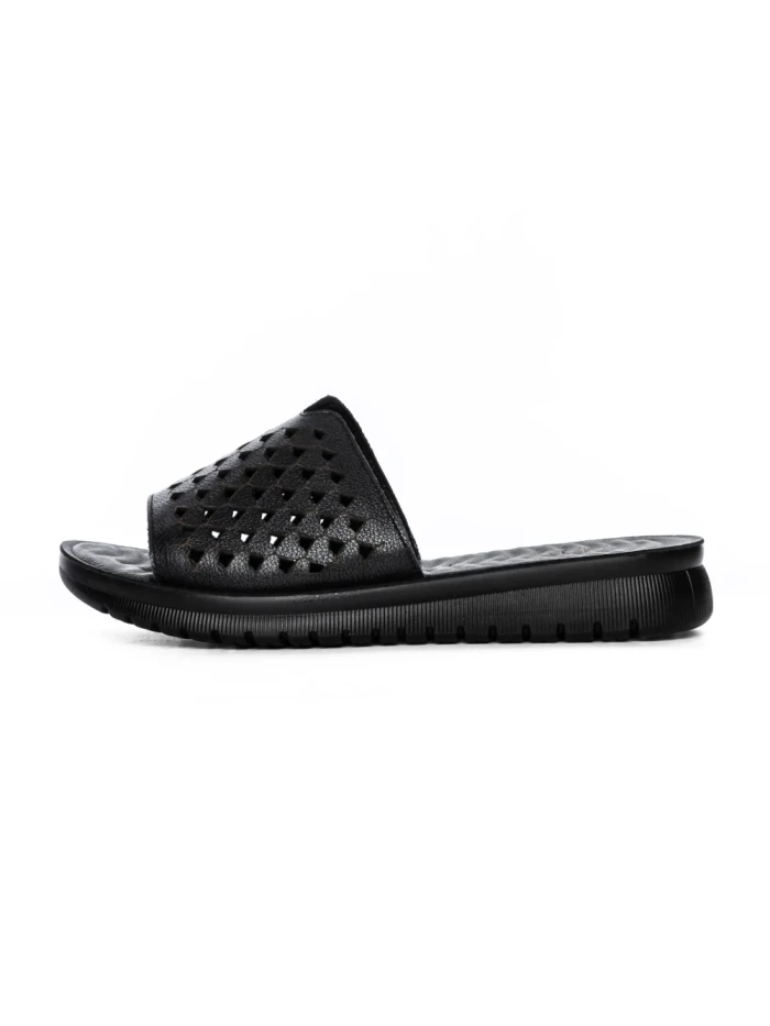 Papuci Dama din piele naturala 2609909 BLACK | FORMAZIONE