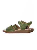 Sandale Dama din piele naturala 32237 GREEN | FORMAZIONE
