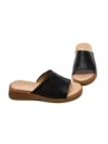 Papuci Dama din piele naturala 22102 BLACK | FORMAZIONE