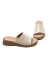 Papuci Dama din piele naturala 22102 CREAM | FORMAZIONE