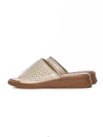 Papuci Dama din piele naturala 22102 CREAM | FORMAZIONE