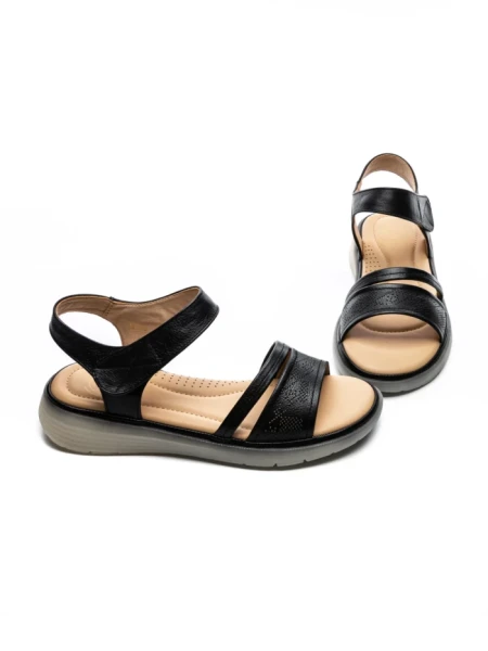 Sandale Dama din piele naturala 33192 BLACK | FORMAZIONE