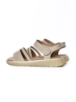 Sandale Dama din piele naturala 33192 CREAM | FORMAZIONE