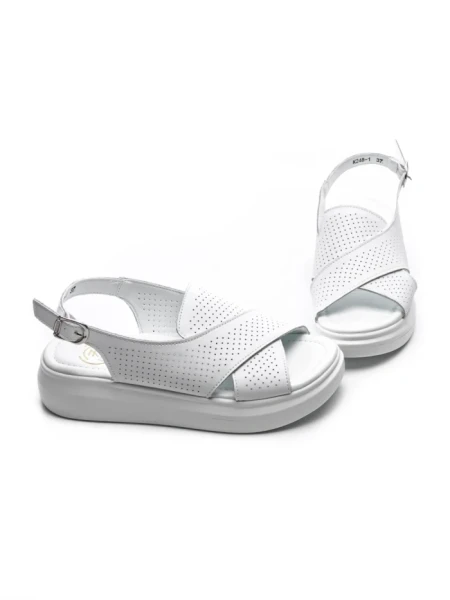 Sandale Dama din piele naturala K248-1 WHITE | FORMAZIONE