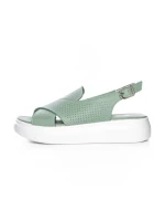 Sandale Dama din piele naturala K248-1 GREEN | FORMAZIONE