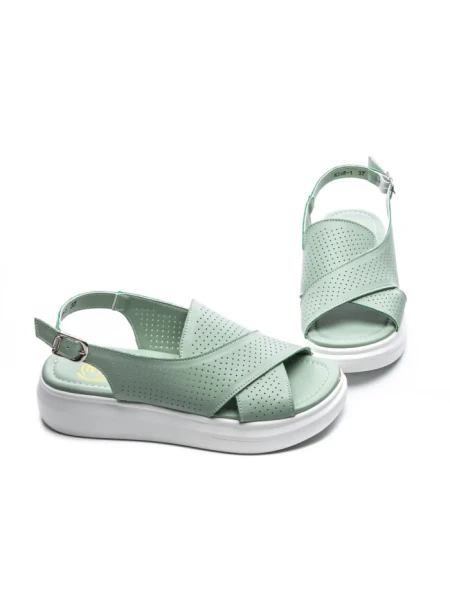 Sandale Dama din piele naturala K248-1 GREEN | FORMAZIONE