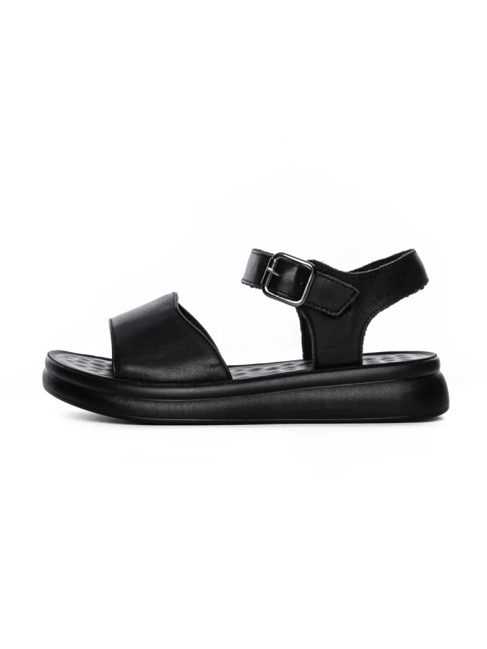 Sandale Dama din piele naturala 28-50 BLACK | FORMAZIONE