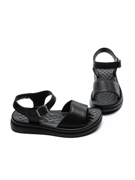 Sandale Dama din piele naturala 28-50 BLACK | FORMAZIONE