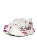 Pantofi Sport Dama din piele naturala 719-3 PINK | PANTOFUL