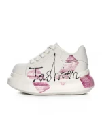 Pantofi Sport Dama din piele naturala 719-3 PINK | PANTOFUL