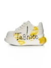 Pantofi Sport Dama din piele naturala 719-3 YELLOW | PANTOFUL