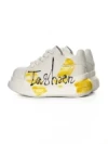 Pantofi Sport Dama din piele naturala 719-3 YELLOW | PANTOFUL