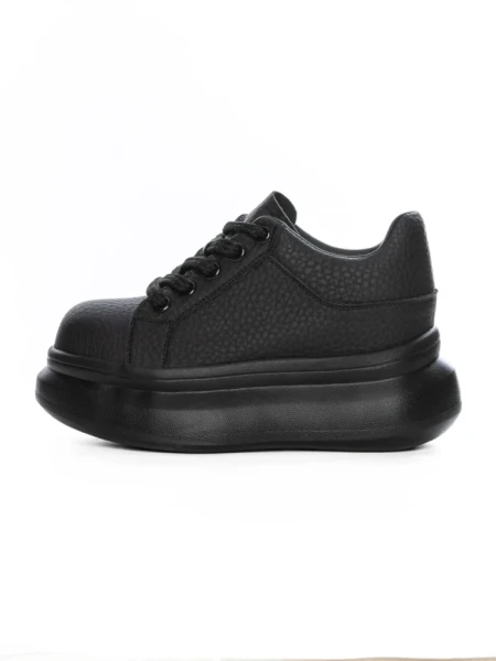 Pantofi Sport Dama din piele naturala 719-1 BLACK | PANTOFUL