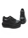 Pantofi Sport Dama din piele naturala 719-1 BLACK | PANTOFUL