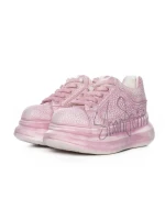 Pantofi Sport Dama din piele naturala 719-2 PINK | PANTOFUL