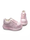 Pantofi Sport Dama din piele naturala 719-2 PINK | PANTOFUL
