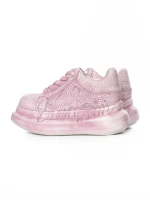 Pantofi Sport Dama din piele naturala 719-2 PINK | PANTOFUL