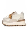 Pantofi Sport Dama din piele naturala 3651-3 BEIGE | PANTOFUL