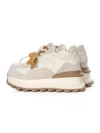 Pantofi Sport Dama din piele naturala 3651-3 BEIGE | PANTOFUL