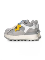 Pantofi Sport Dama din piele naturala 3651-3 GREY | PANTOFUL
