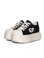 Pantofi Sport Dama din piele naturala 1561-1 BLACK | PANTOFUL