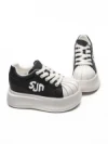 Pantofi Sport Dama din piele naturala 1561-1 BLACK | PANTOFUL
