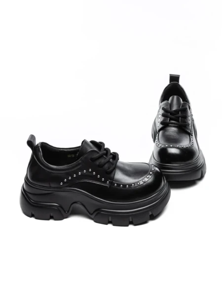 Pantofi Casual Dama din piele naturala 3219 BLACK | ADVANCER
