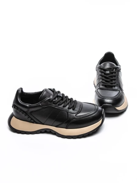 Pantofi Sport Dama din piele naturala 2688 BLACK | ADVANCER