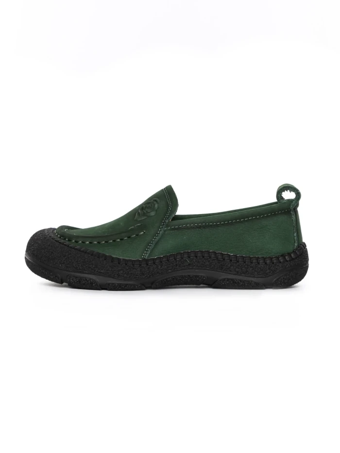 Pantofi Casual Dama din piele naturala 6705 GREEN | ADVANCER