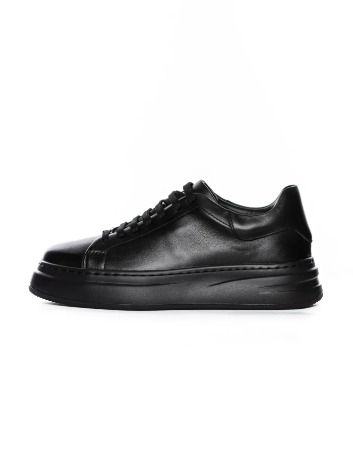 Pantofi Casual Barbati din piele naturala 5388 BLACK | ADVANCER