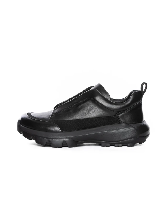 Pantofi Sport Barbati din piele naturala 6718 BLACK | ADVANCER